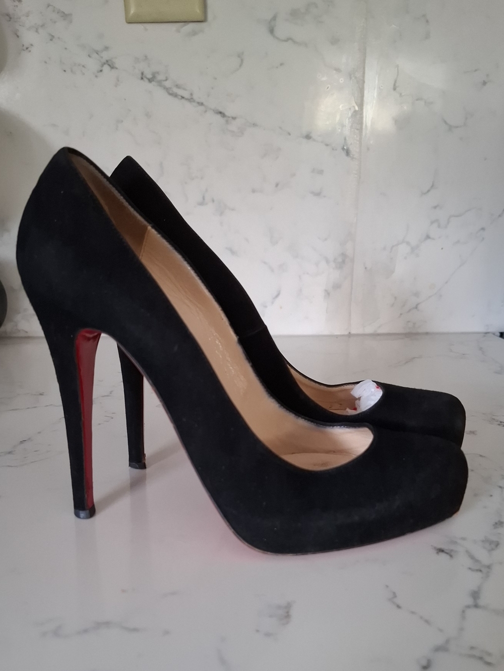 Christian Louboutin Suede Heels